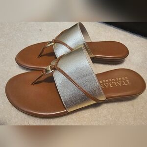 Italian Shoemakers Taupe Selah Women's Sandals size 7.5